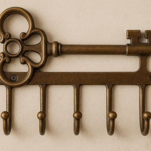 15 Vintage Brass Metal Wall Hooks Antique Key Coat Hanger Pegs for Entryway Mudroom Closet